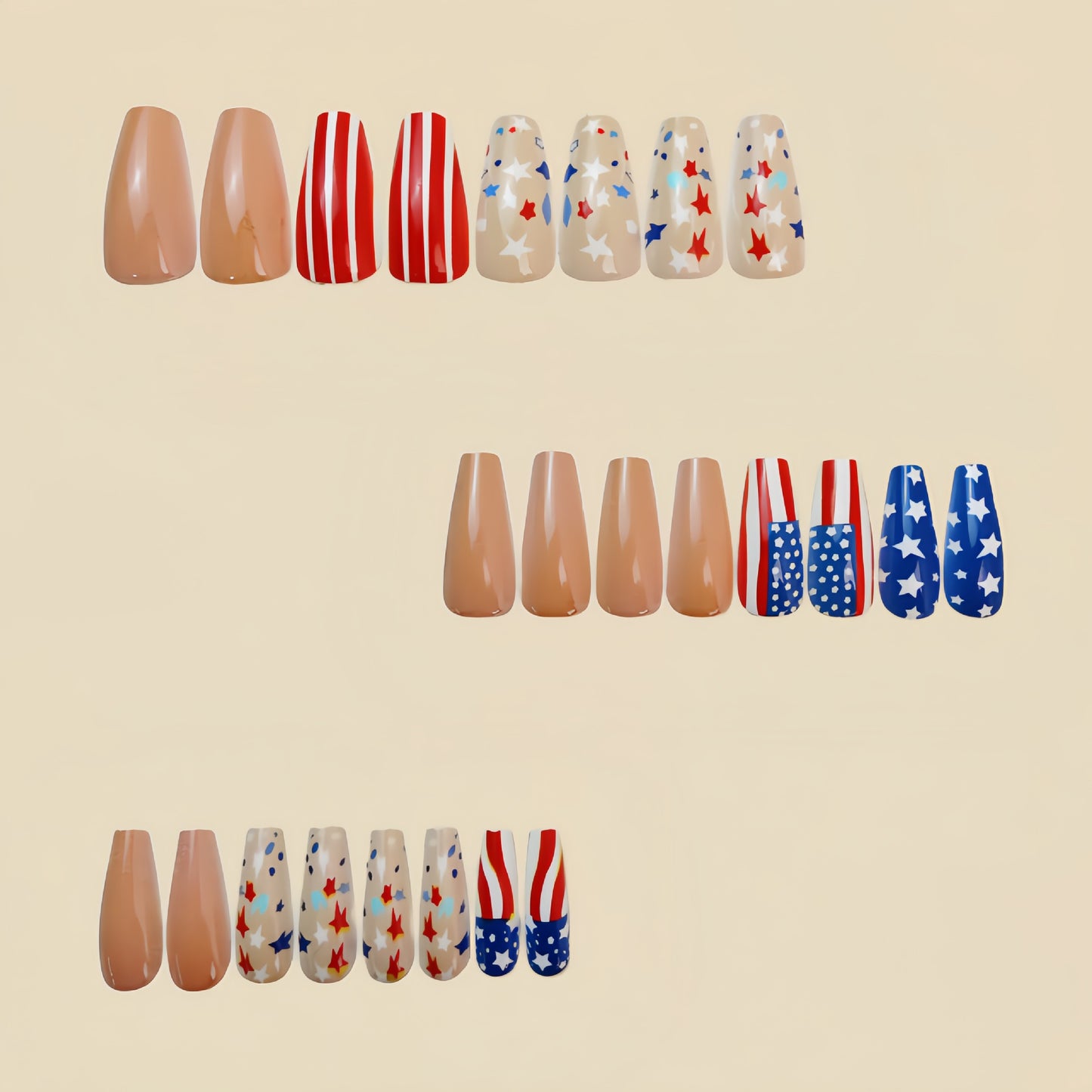 24pcs/Set Press On Nails