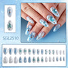 Ombré bleu 3D 30 pièces