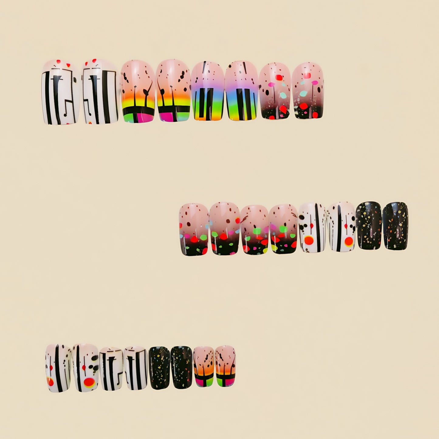 24pcs/Set Press On Nails