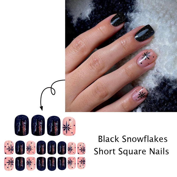 24pcs/Set Press On Nails JB983