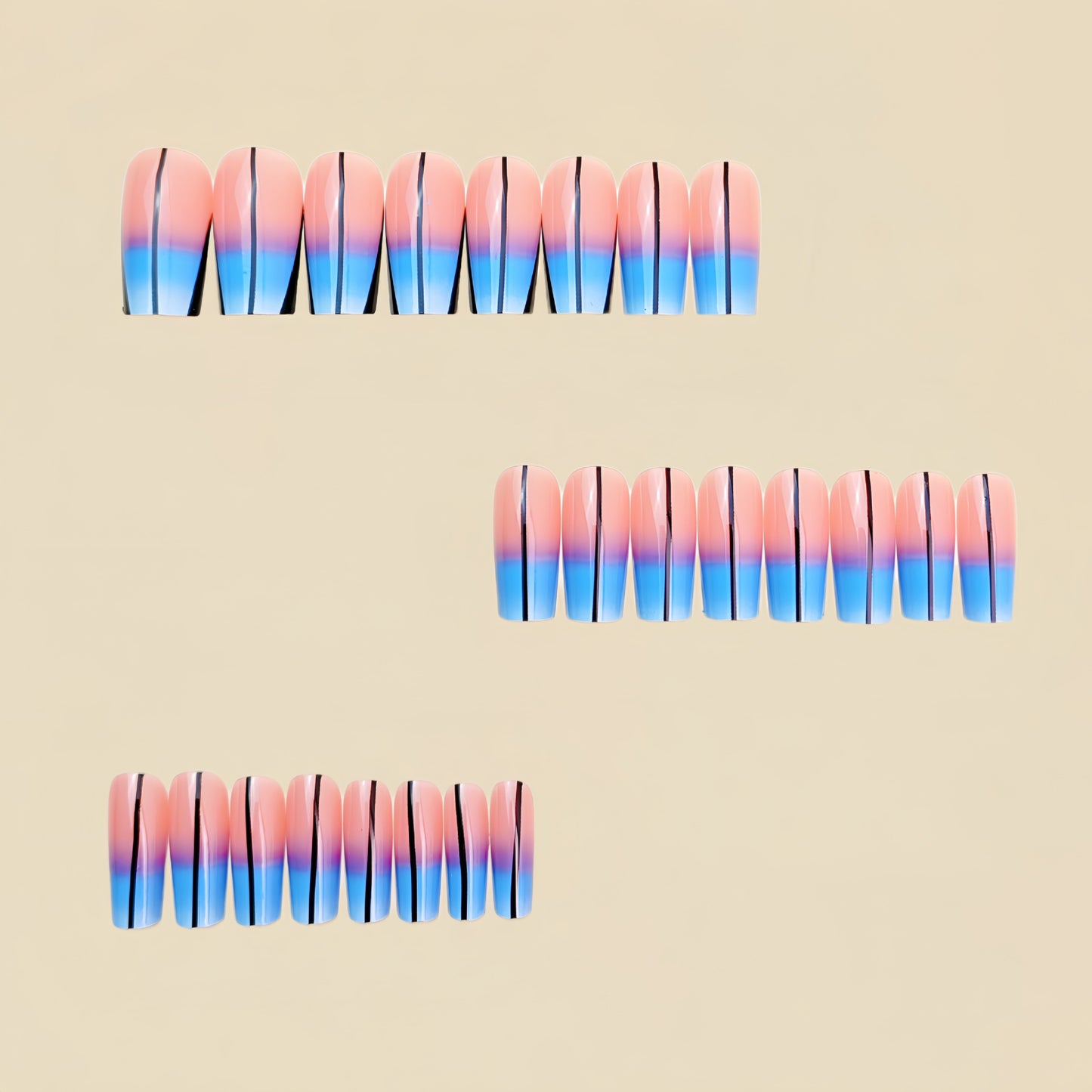 24pcs/Set Press On Nails