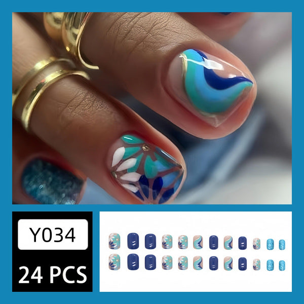 24pcs/Set Press On Nails