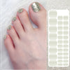 Pédicure rayures gel ongles FF022