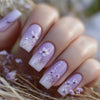 American pastoral ombre purple fresh flowers