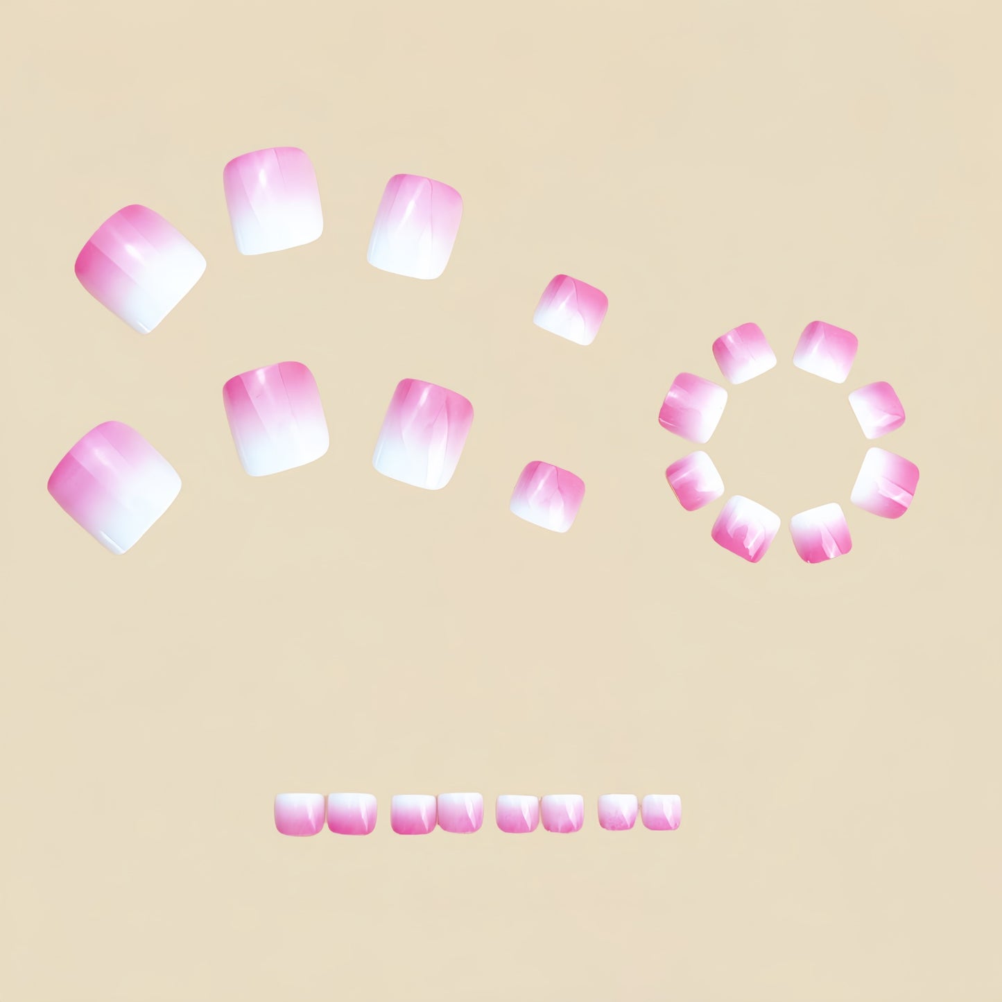 Pedicure fake nail Y929