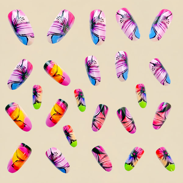 24pcs/Set Press On Nails