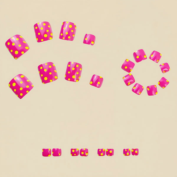 Pedicure fake nail Y592