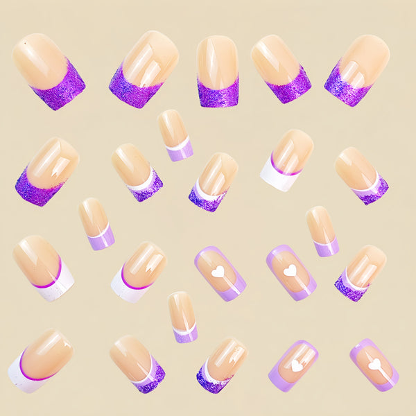 24pcs/Set Press On Nails