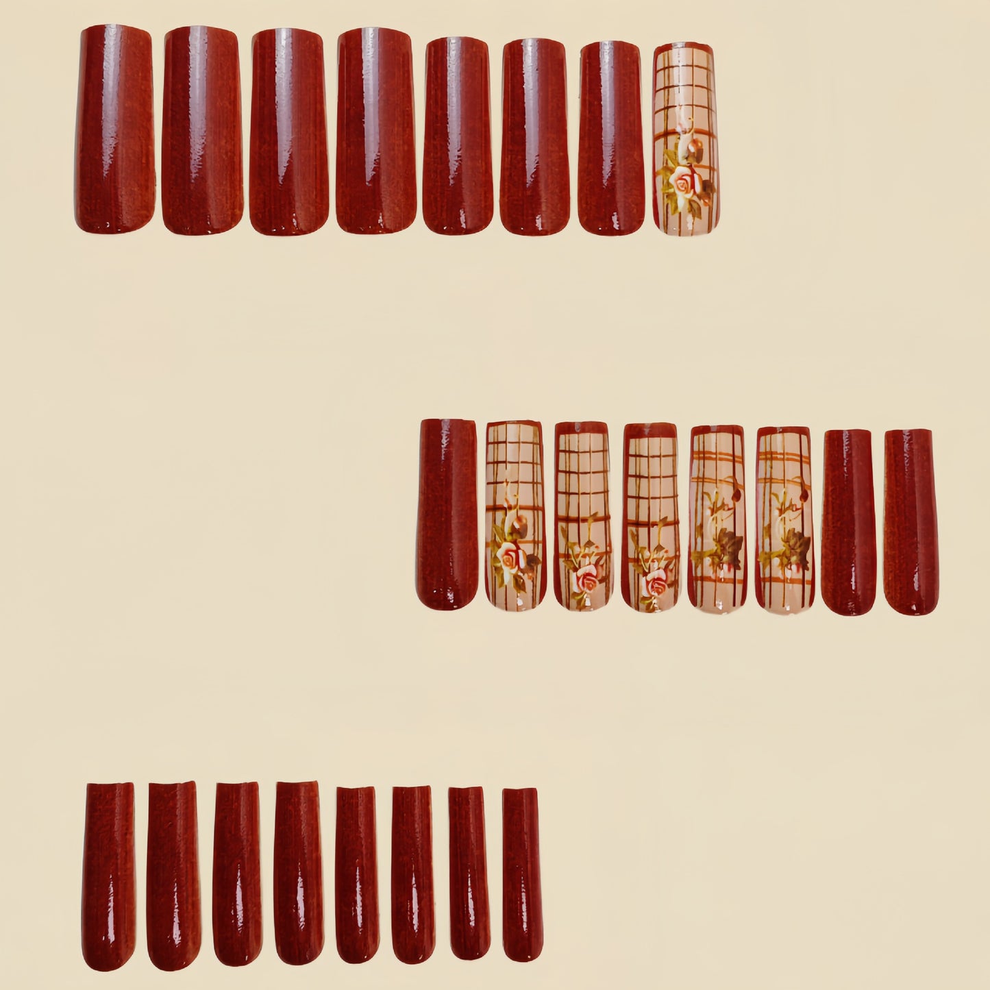 24pcs/Set Press On Nails