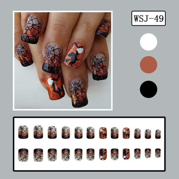 Halloween Press On Nail WSJ-49