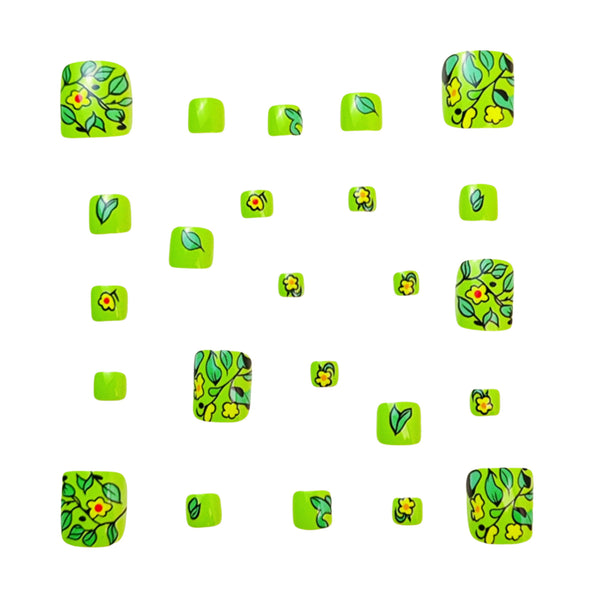 Pedicure fake nail Y593