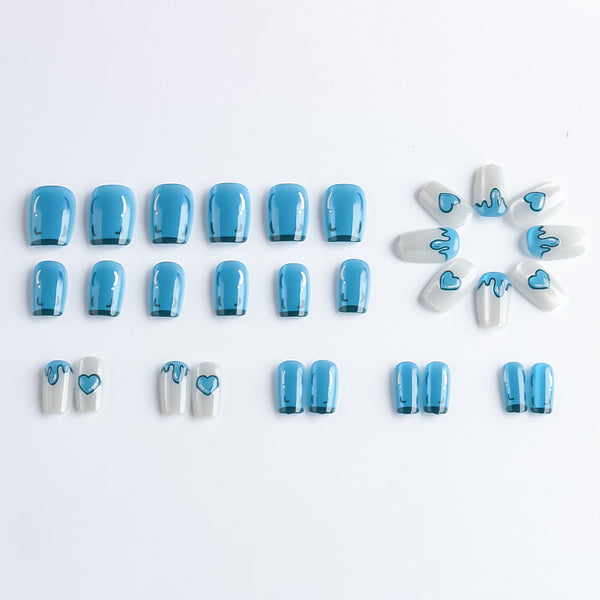 Cat's eye blue 30pcs