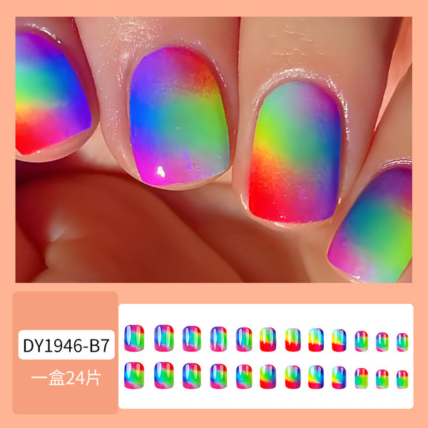 24pcs/Set Press On Nails DY1946-B7
