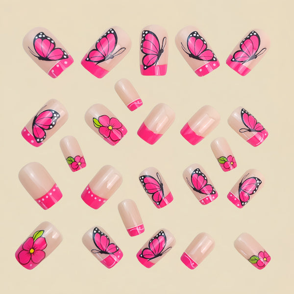 24pcs/Set Press On Nails