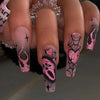 Pink glitter halloween