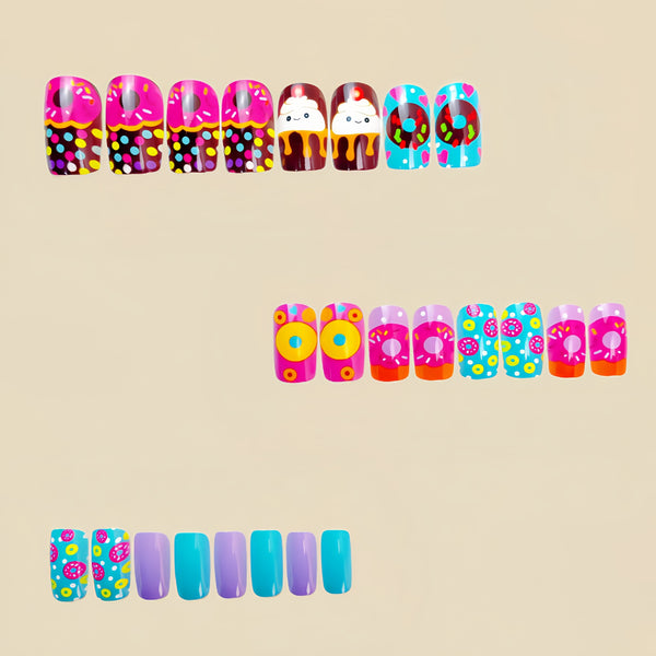 24pcs/Set Press On Nails