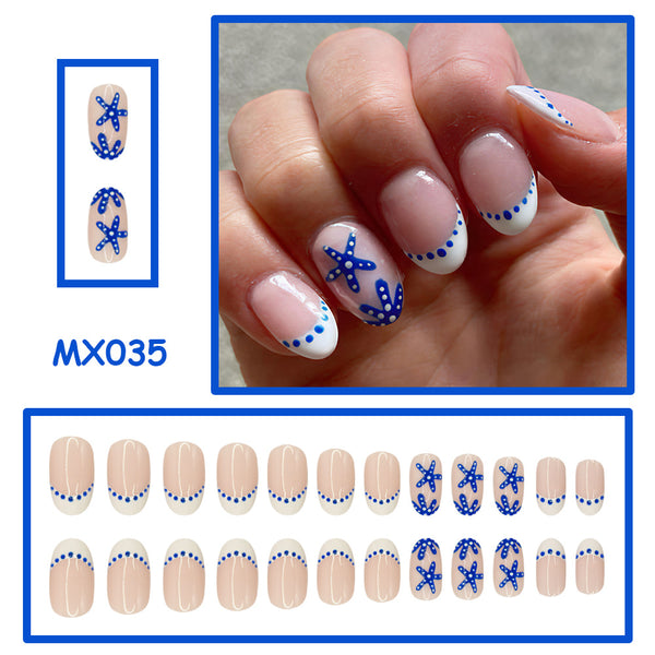 24pcs/Set Press On Nails