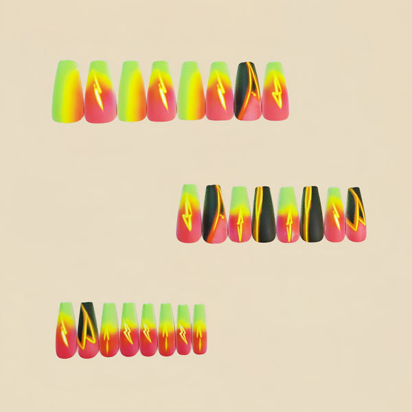 24pcs/Set Press On Nails