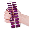 Semicured UV gel nail sticker