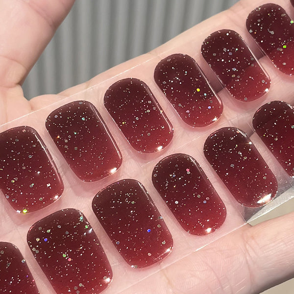 Semi-cured gel sticker1227