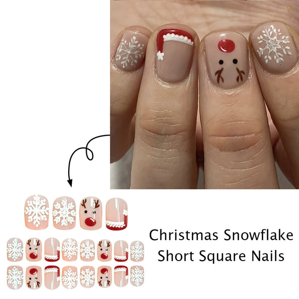 24pcs/Set Press On Nails JB1003