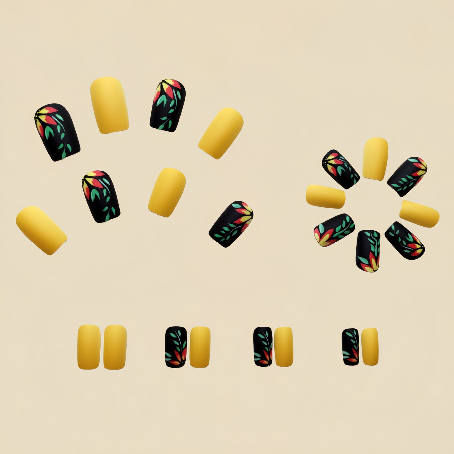24pcs/Set Press On Nails