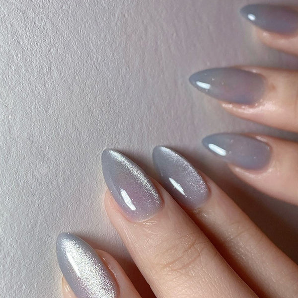 Solid color cat eye gray 30 pieces