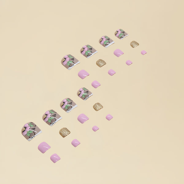 Pedicure fake nail Y052