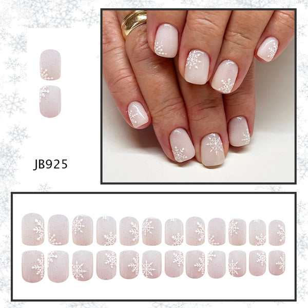 24pcs/Set Press On Nails JB925