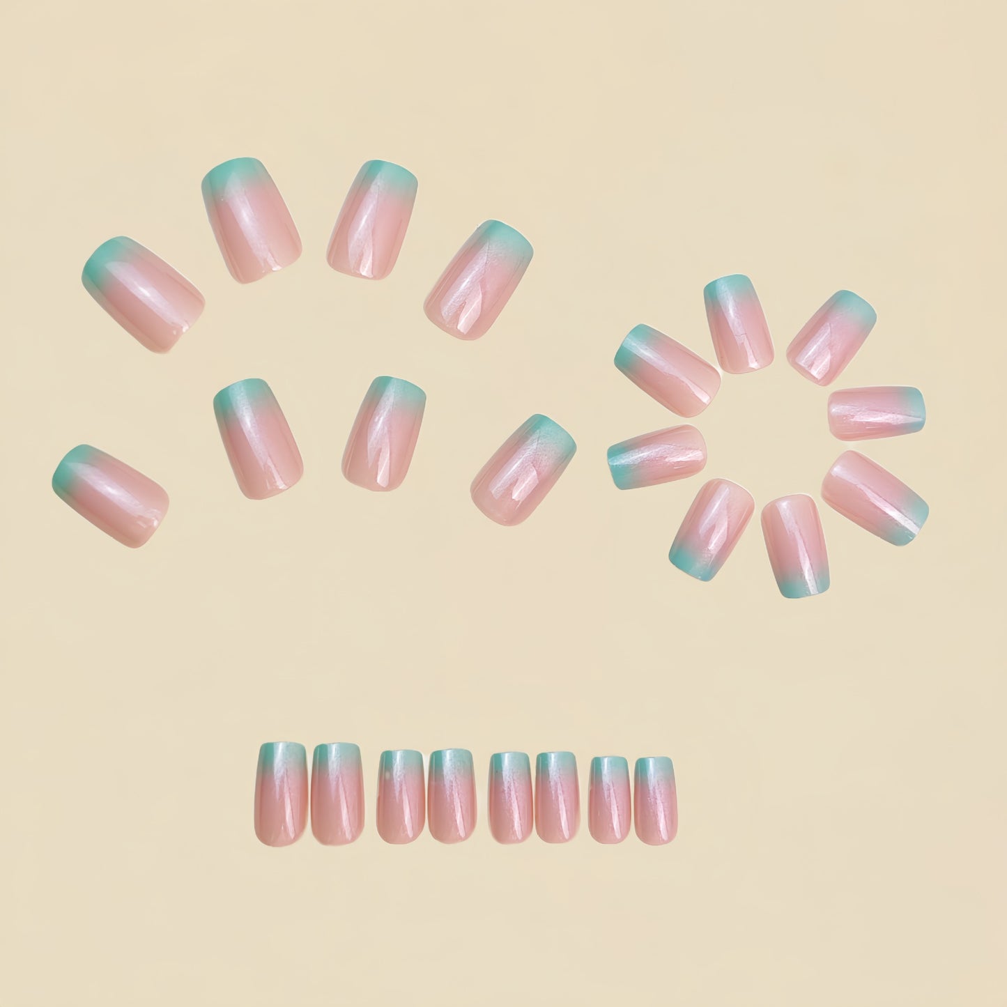 24pcs/Set Press On Nails