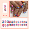 Colored Flowers Short Square