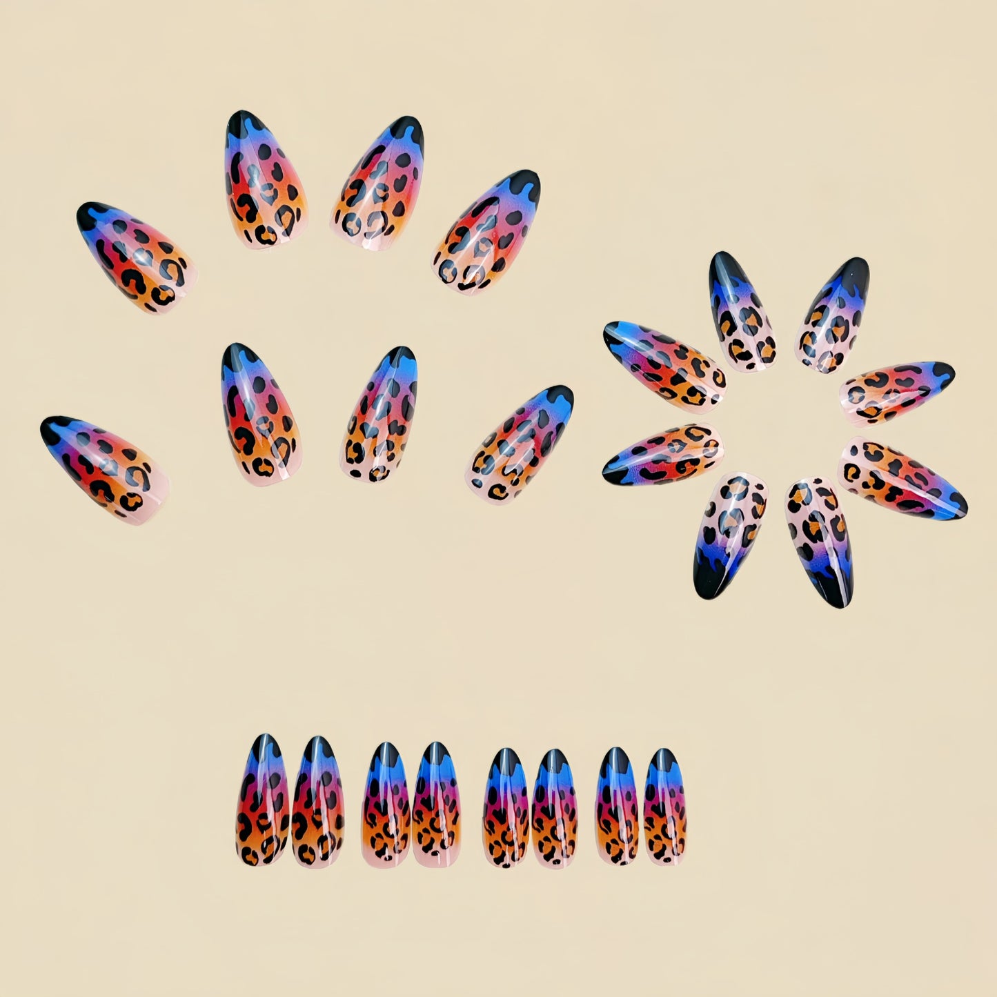 24pcs/Set Press On Nails