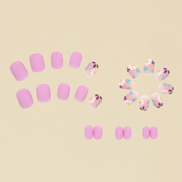 24pcs/Set Press On Nails