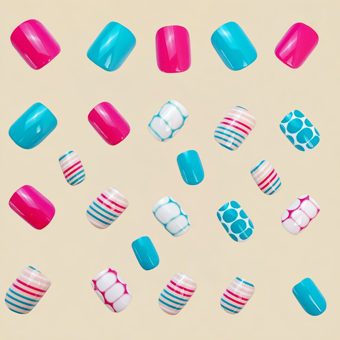 24pcs/Set Press On Nails