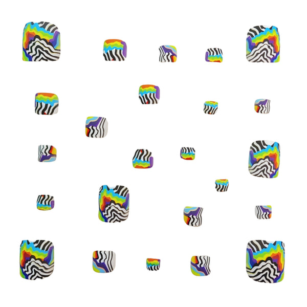 Pedicure fake nail Y604