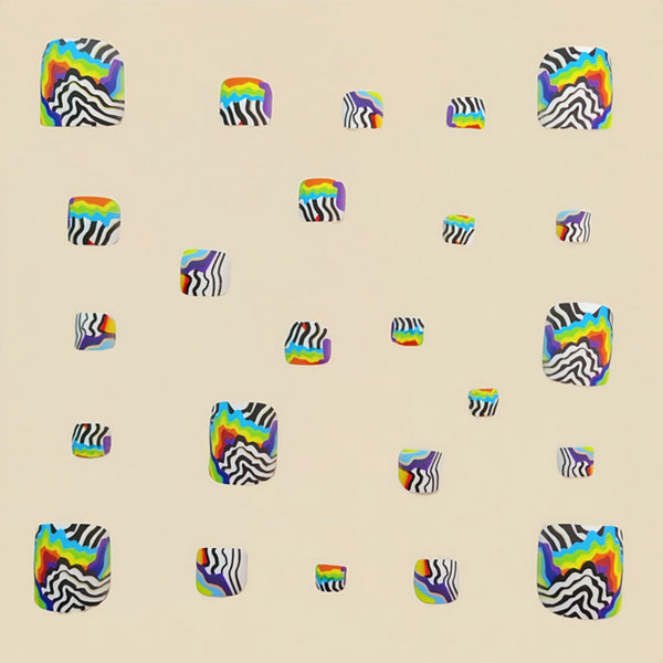 Pedicure fake nail Y604