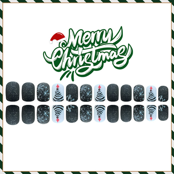 24pcs/Set Press On Nails JB928