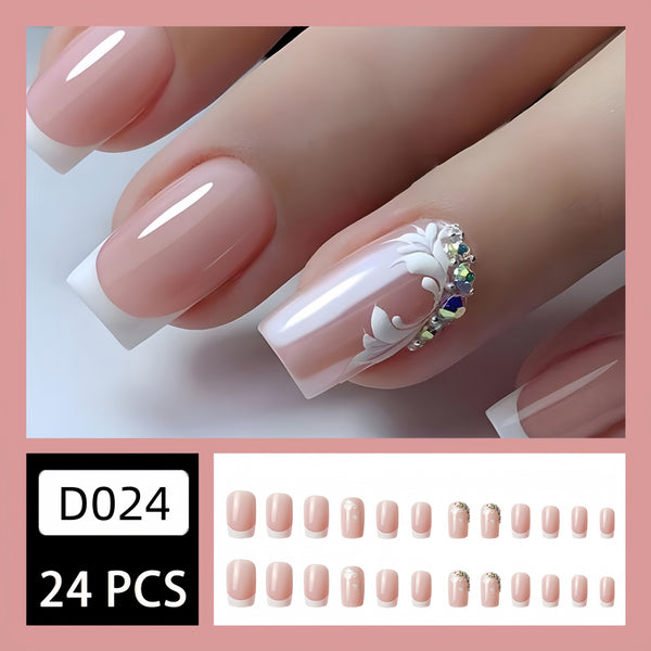 24pcs/Set Press On Nails