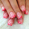 Short glossy square press on nail