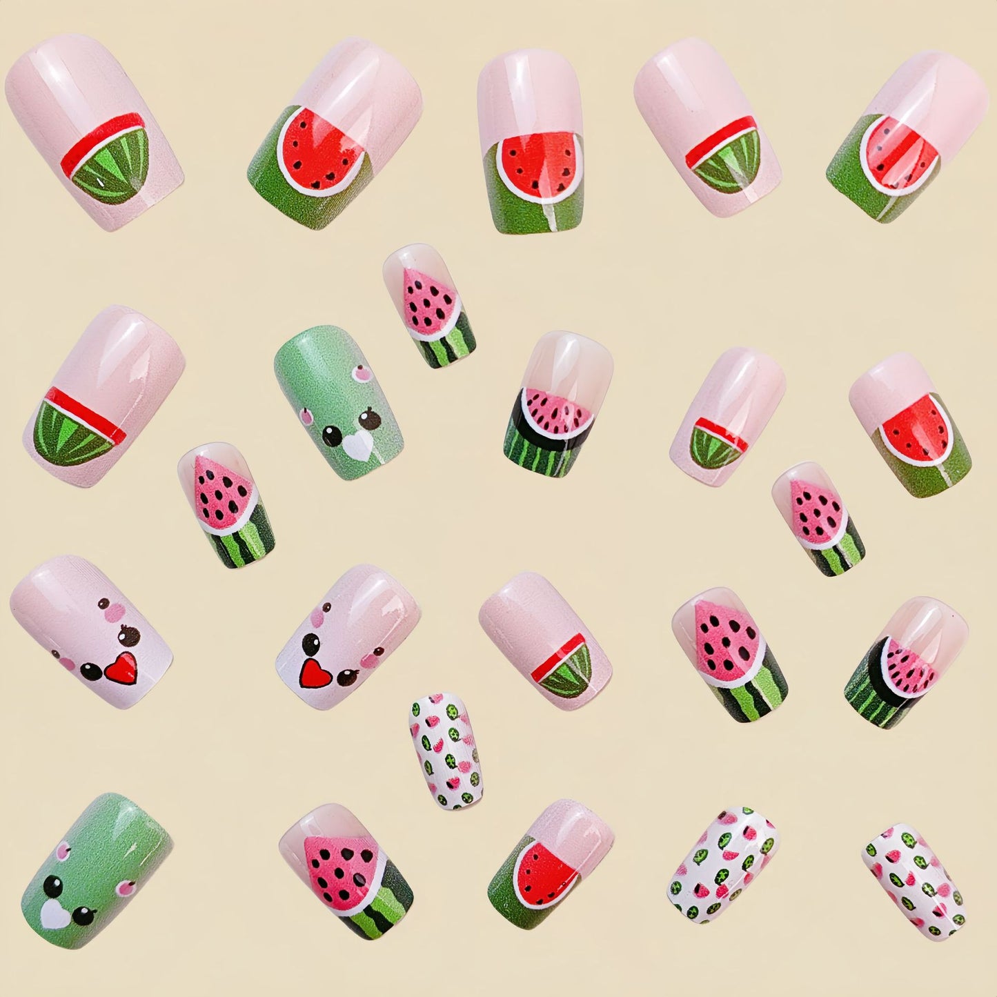24pcs/Set Press On Nails