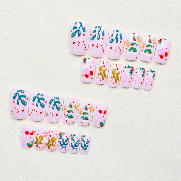 Cute cartoon gingerbread man