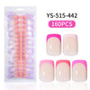 150 Pcs Five-color French nails