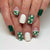 Dark green flowers