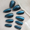 30 pieces of blue cat's eye