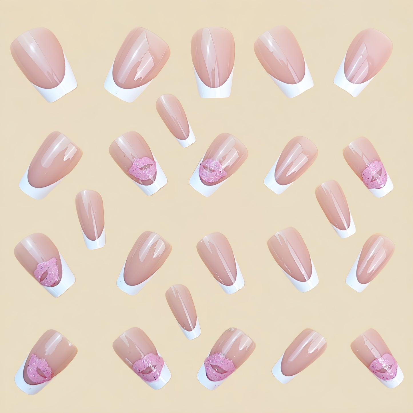 24pcs/Set Press On Nails