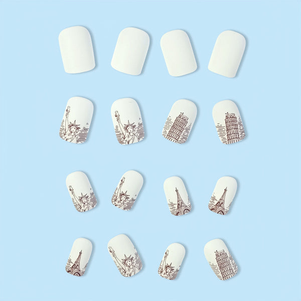 24pcs/Set Press On Nails