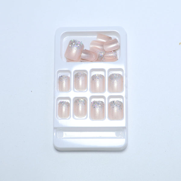 Sparkling French Nail Patch