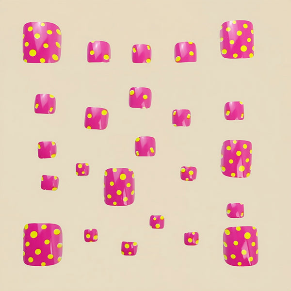 Pedicure fake nail Y592