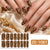 Leopard nail polish film nail sticker