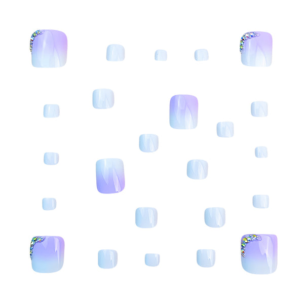 Pedicure fake nail Y863